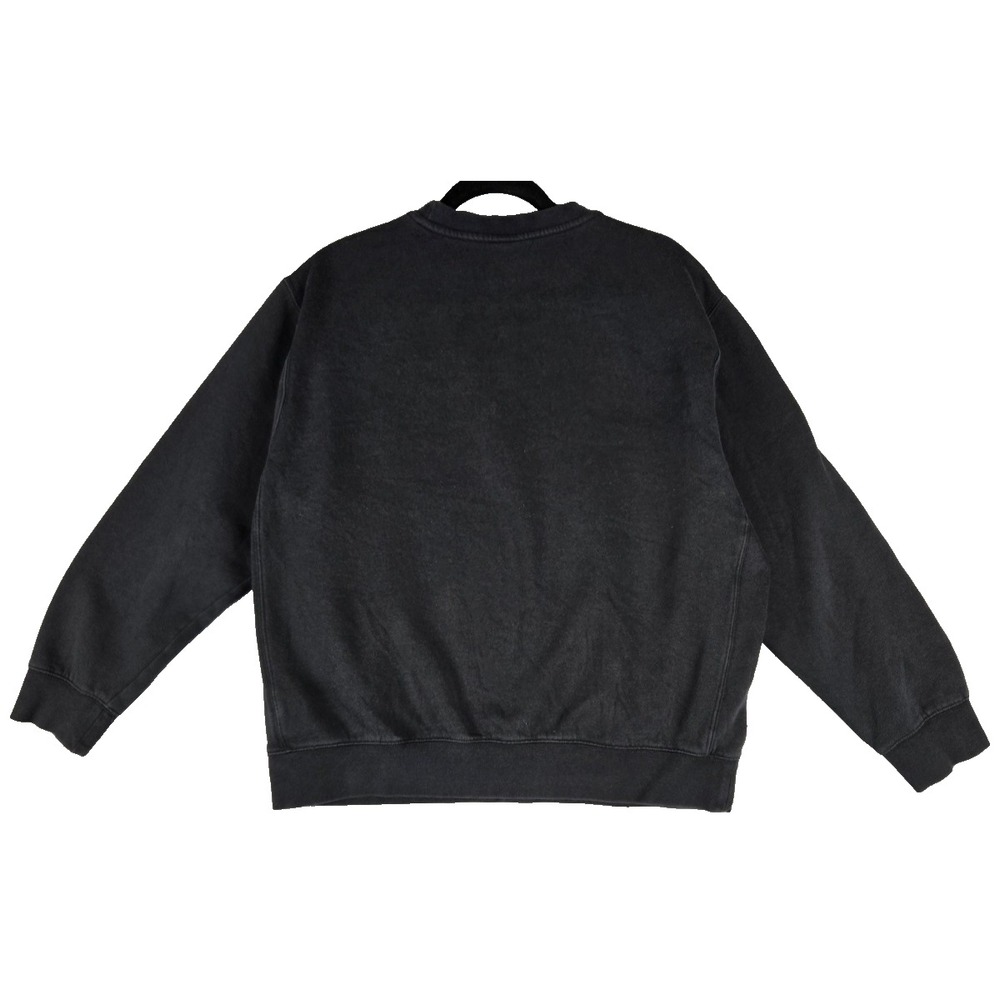 Nike Sportswear Club Fleece Crewneck Sweatshirt Men Large Black BV2662010 Swoosh - Picture 3 of 12
